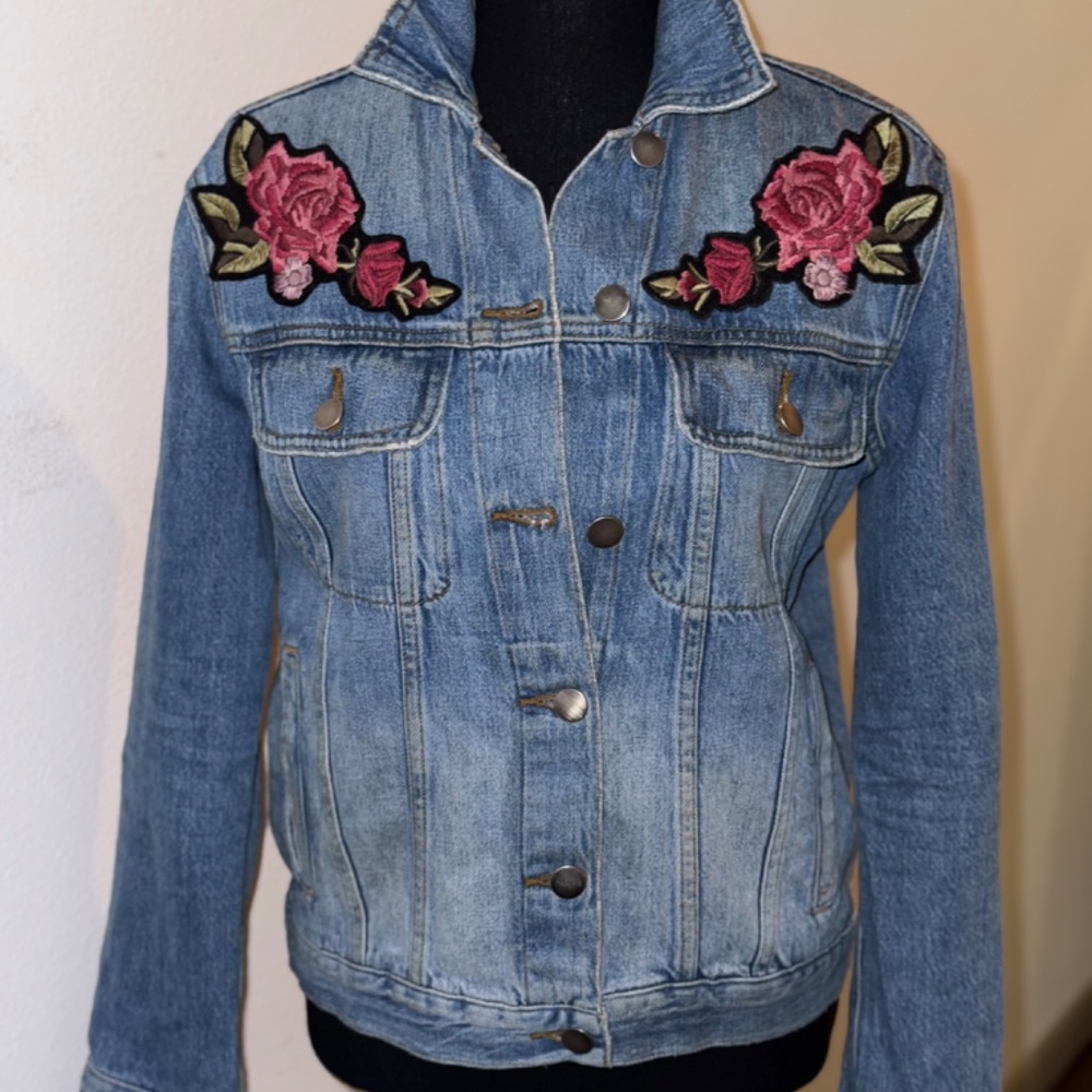 Frame Denim Floral Jacket Size XS